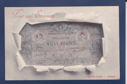 CPA Billet De Banque Banknote écrite - Münzen (Abb.)