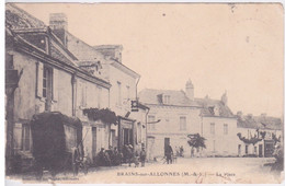 49 - BRAIN SUR ALLONNES - LA PLACE  COMMERCE - Allonnes