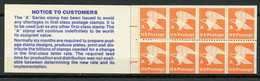 Etats-Unis, Yvert Carnet 1201a** Marques Horizontales , Scott Booklet 1736a**, Horizontal Register Marks**, MNH - 1941-80