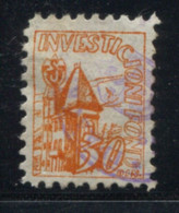 Yugoslavia 1950s, Stamp For Membership Ferijalni Savez, Investment Fund - Revenue, Tax Stamp, 30din - Service