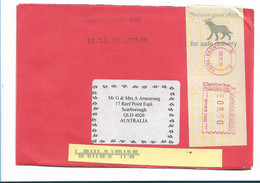 CH-AP021  CHINA / MACAO - Maschinenfrankatur 2019 Mit  Ankunftsstempel Werbung Für Hund For,safe Delivery (dog, Perro) - Covers & Documents