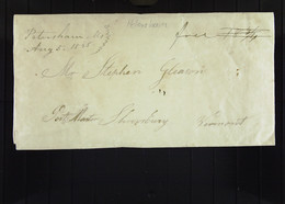 Vorphila: Faltbrief Vom 5.Aug.1828 Aus Petersham (England/London) Nach Shrewsbury - Größe 14 X 7 - ...-1840 Precursores