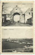 Lobbes -- Une Carte 2 Vues - La Portelette Et Panorama.  (2 Scans) - Lobbes