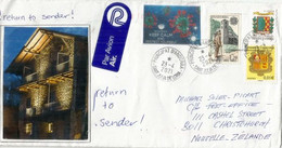Andorra (Principality) Letter Sent To Christchurch NZ April 2021, During The Second Covid-19 Epidemic, Return To Sender - Storia Postale