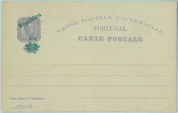 88952 -  PORTUGAL  -  POSTAL HISTORY - Overprinted Picture STATIONERY CARD  1921 - Autres & Non Classés