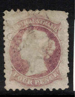 SOUTH AUSTRALIA 1870 4d Dull Lilac P10x11.5 SG 103 U #AKE7 - Usati