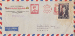 Enveloppe   BULGARIE -  ESPAGNE    John   KENNEDY    Propagande  Pour  L' EUROPE   1965 - Briefe U. Dokumente