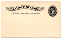Entero Postal De 1 Cent Canada- - Autres & Non Classés