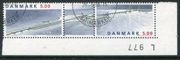 DENMARK 1998 Great Belt Road Bridge Used  Michel 1180-81 - Usati