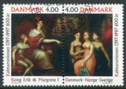 DENMARK 1997 Kalmar Union Used.  Michel 1153-54 - Oblitérés