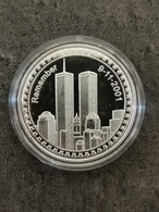 10 FRANCS CONGO ARGENT BE 2006 Attentats Du World Trade Center 5 000 EX SILVER / CAPSULE - Congo (République Démocratique 1998)