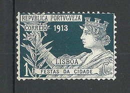 PORTUGAL 1913 Zwangzuschlagsmarke Stadtfest Lissabon Michel 1 (*) Mint No Gum/ohne Gummi - Neufs