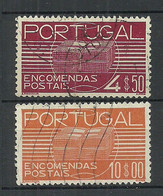 PORTUGAL 1936 Michel 23 & 25 Postpaketmarken - Gebruikt