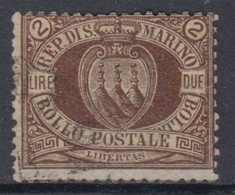 SAN MARINO - Sassone N.21a Cat 160 Euro - Usato - Neufs