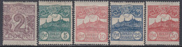 SAN MARINO - Sassone N.34,35,36,38,39 Cat 135 Euro - Linguellati - MH* - Neufs