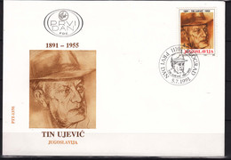 Yugoslavia Republic 1991 Mi#2488 FDC - Brieven En Documenten