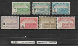 MAROC - Postes Locales - Safi à Marrakech - N°98/104 Série Complète "dentelé 13" -  Neuf(*) - TTB - Unused Stamps