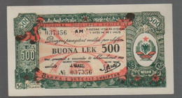 ALBANIA, P FX  9,  500 Buona  Lek , 1953 , Almost UNC Presque Neuf, 20% Discount - Albanië