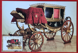 VATICANO VATIKAN VATICAN 1997 CAROZZE AUTO PONTIFICE POPE COACH CARS LIMOUSINE MAXIMUM-CARD BERLINA CARDINALE BONAPARTE - Lettres & Documents