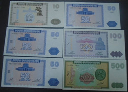 ARMENIA, P 33 35 36 And Rare 38a / 10  50 100 500 Dram , 6 Notes, UNC - Armenien