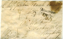 GB 1839 FREE  Front  From Chippenham Penny Post To London Signed By Unidentified M.P - ...-1840 Precursores