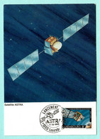 Luxembourg  1983  Mi.Nr. 1079 , Satellite Astra - Maximum Card - Jour D'Emission Luxembourg  11-12-1988 - Cartes Maximum