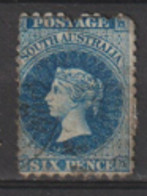 Australia  South Australia  1870   SG  105 6d  Perf 10x11.1/2  Fine Used - Usati