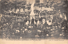 42-LA-PACAUDIERE-CEREMONIE DE L'INAUGURATION DU MONUMENT AUX MORTS DE LA GRANDE GUERRE LE 1er NOVEMBRE 1921 - La Pacaudiere