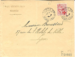 Sans Date - Enveloppe De NOUMEA  Affr. N° 110 SEUL Pour Lyon - Lettres & Documents