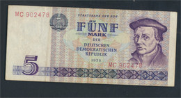 DDR Rosenbg: 361a, Kontrollnummer 6stellig, Typensatz Ab 1979 In Umlauf Gebraucht (III) 1975 5 Mark (9810730 - 5 Mark