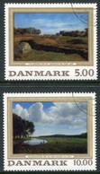 DENMARK 1992 Paintings Used   Michel 1044-45 - Usado