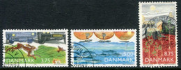 DENMARK 1992 Nature, Environment And Development Used   Michel 1032-34 - Used Stamps
