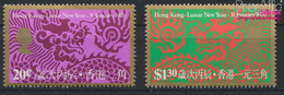 Hongkong 316-317 (kompl.Ausg.) Postfrisch 1976 Chinesisches Neujahr (9788937 - Unused Stamps