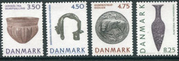 DENMARK 1992 Re-opening Of National Museum MNH / **.   Michel 1018-21 - Unused Stamps