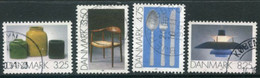 DENMARK 1991 Functional Art Used.   Michel 1006-09 - Used Stamps