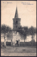 +++ CPA - HAVAY - Eglise Et Place Communale  // - Quevy