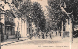 PAULHAN (Hérault) - Avenue De La Gare - Paulhan