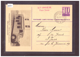 FORMAT 10x15cm - ENTIER POSTAL - GANZSACHE - POSTE AUTOMOBILE - ST IMIER - TB - Saint-Imier 