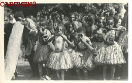 CARTE PHOTO : OUBANGUI-CHARI FETE DE CIRCONCISION CONGO BELGE PHOTOGRAPHE ZAGOURSKI AFRIQUE ETHNOLOGIE ETHNIC - Belgisch-Kongo