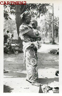 CARTE PHOTO : FEMME ET ENFANT PHOTOGRAPHE TROPICA LEOPOLDVILLE CONGO BELGE ETHNIC ETHNOLOGIE - Belgisch-Kongo