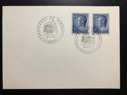LUXEMBOURG,  « JOURNNÉE DU TIMBRE », « Special Commemorative Postmark », 1971 - Lettres & Documents