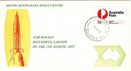 Australia 1975  AU 13 UAR-Rocket Successful Launch,Souvenir Cover - Oceania