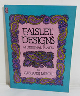 I107286 Gregory Mirow - Paisley Designs - 44 Original Plates - Dover - Schone Kunsten