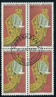 DENMARK 1970 Tercentenary Of Marine Museum Block Of 4 Used   Michel 496 - Used Stamps