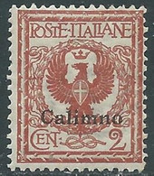 1912 EGEO CALINO AQUILA 2 CENT MNH ** - RF40-6 - Egeo (Calino)