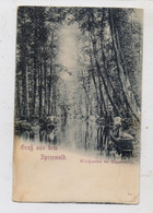 0-7551 ALT - ZAUCHE, Waldpartie Bei Kannomühle, Kähne, Ca. 1900 - Lieberose