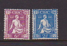 IRELAND    1945    Young  Ireland  Movement    Set  Of  2     MH - Unused Stamps