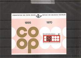Belgique - COOP ( LX 58 -Cote COB ; 25 Euros ) - Feuillets De Luxe [LX]