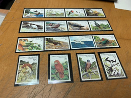 Birds Long Set Christmas Island Owl From Hong Kong MNH - Cartas & Documentos