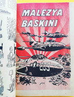 Buck Danny TURKISH EDITION/ Children's Week Journal 1959 Yearbook "ALERTE EN MALAISIE-MALAYSIA RAID" 1959 - Buck Danny